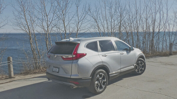 More contours shape the rear of the CR-V and the taillights are less quirky. Photo credit: John Gilbert
