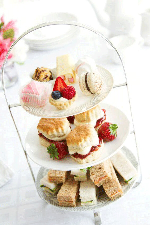 A plate of delicacies for High Tea