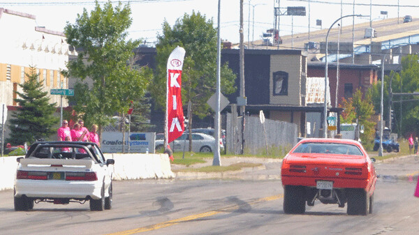 The Heavy Street class was won by Kip Rydberg of Pine City in a 1971 Duster. Photo credit: John Gilbert