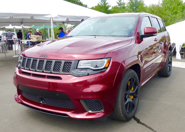  Jeep Grand Cherokee Trackhawk makes a striking impression as the most potent SUV ever built. Photo credit: John Gilbert