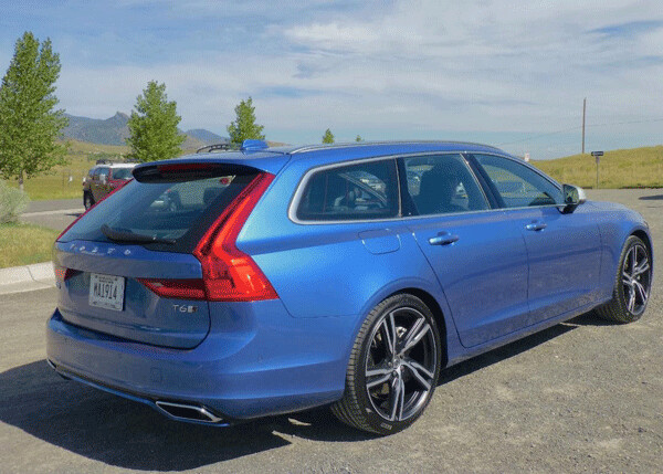 The low and slinky Volvo V90 is a station wagon version of the S90 sedan. Photo credit: John Gilbert