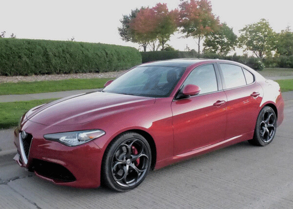 The Giulia offers a stunning harmony of lines from every angle, and delivered 39 mpg on a trip to Bayfield, Wis. Photo credit: John Gilbert