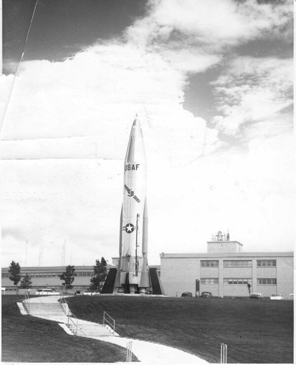 Missile worship at the headquarters of Malmstrom Air Force Base in Montana.