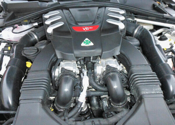 At only 2.9 liters of displacement, the twin-turbo, Ferrari Formula 1 engineered V6 has more power than most self-respecting V8s. Photo credit: John Gilbert
