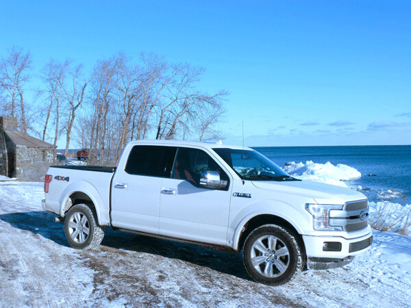 2918 Ford F-150 4x4 Super Crew fits right at home in the northland. Photo credit: John Gilbert