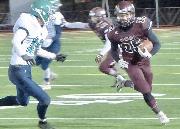 Joey Marker helped the run-first Two Harbors offense past Greenway/Nashwauk-Keewatin in the 7AAA final at Malosky Stadium, and into the state tournament against Perham, at 3 p.m. Saturday at Brainerd High School.