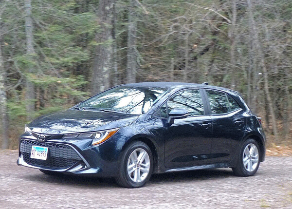 The venerable Toyota Corolla is entirely redesigned and engineered for 2019, starting with the fashionable Hatchback. Photo credit: John Gilbert