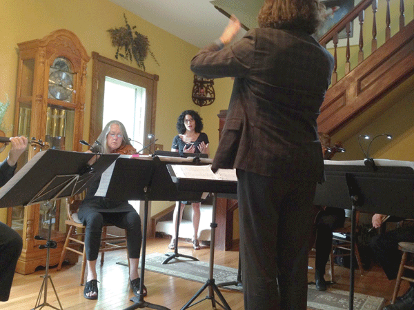 Laurie Bastian, Samuel Martin, and Laura Nie, mezzo-soprano