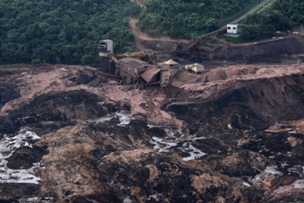 What’s left of the Vale mining company’s administrative buildings, a processing plant and assorted missing company buildings, including the company cafeteria and the barracks where hundreds of miners had been housed